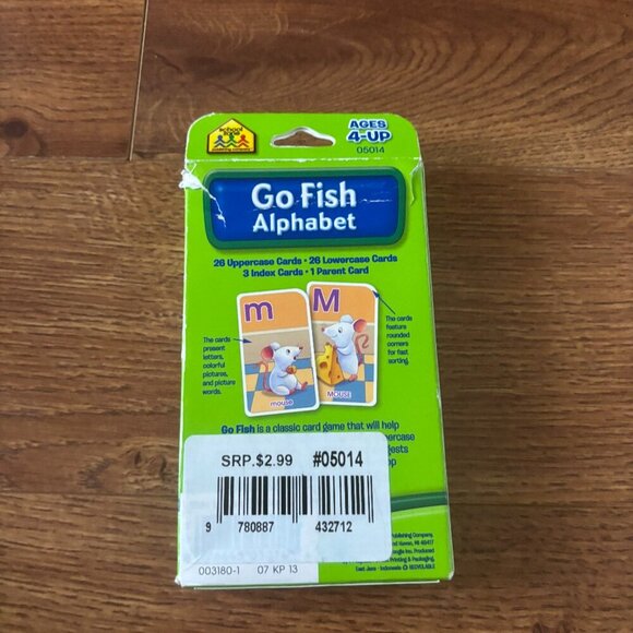 Go Fish Alphabet Matching Game - Picture 2 of 2